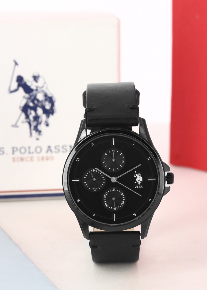 Polo on sale watch black