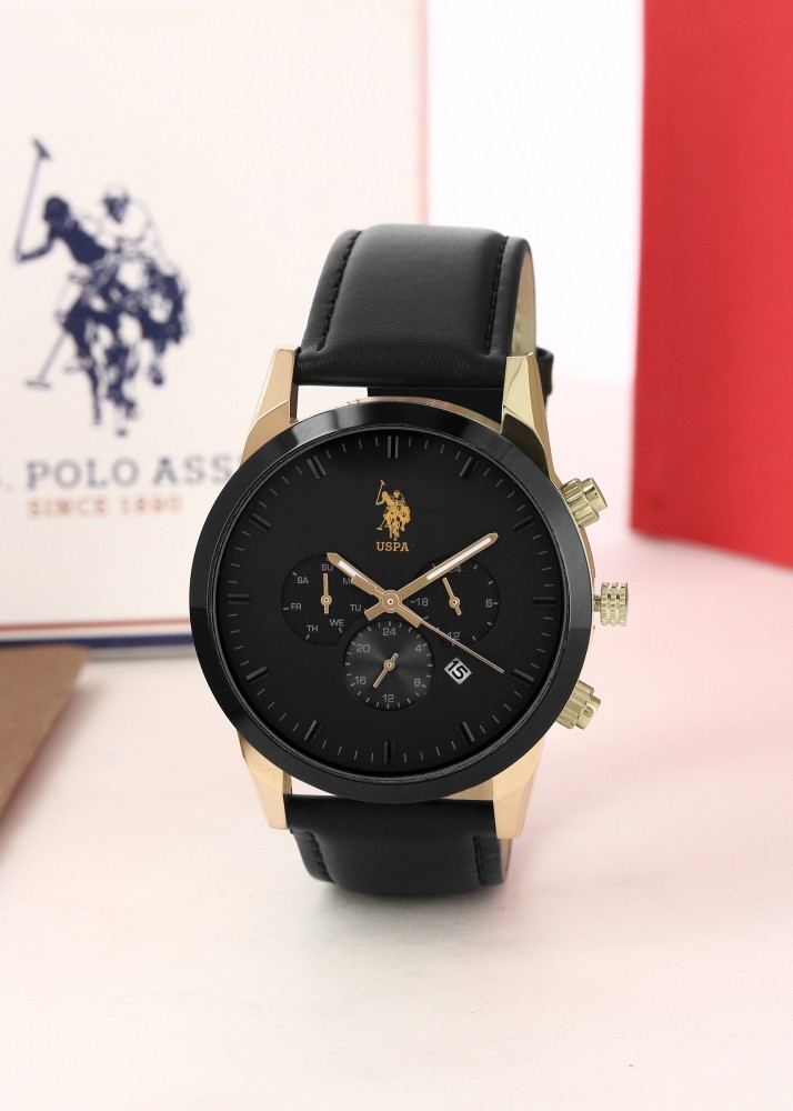 Black store polo watch