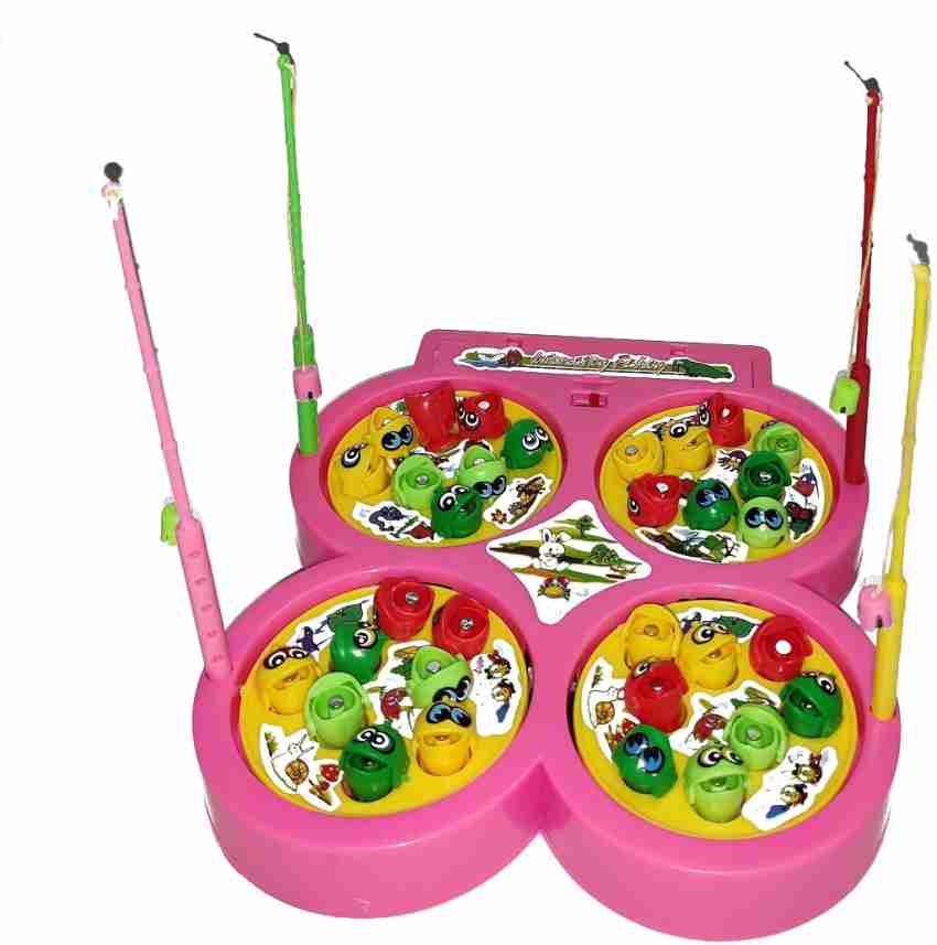rsp Fish Catching Game with 32 Pcs of Fish, 4 Pods - Fish Catching