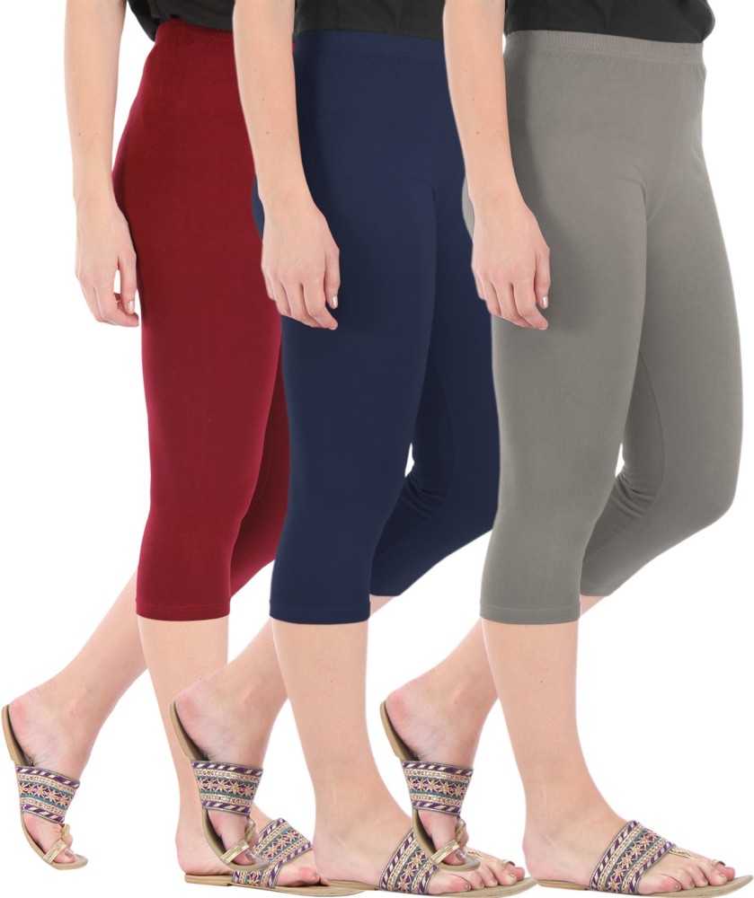 Capri Leggings - Buy Capri Leggings online at Best Prices in India