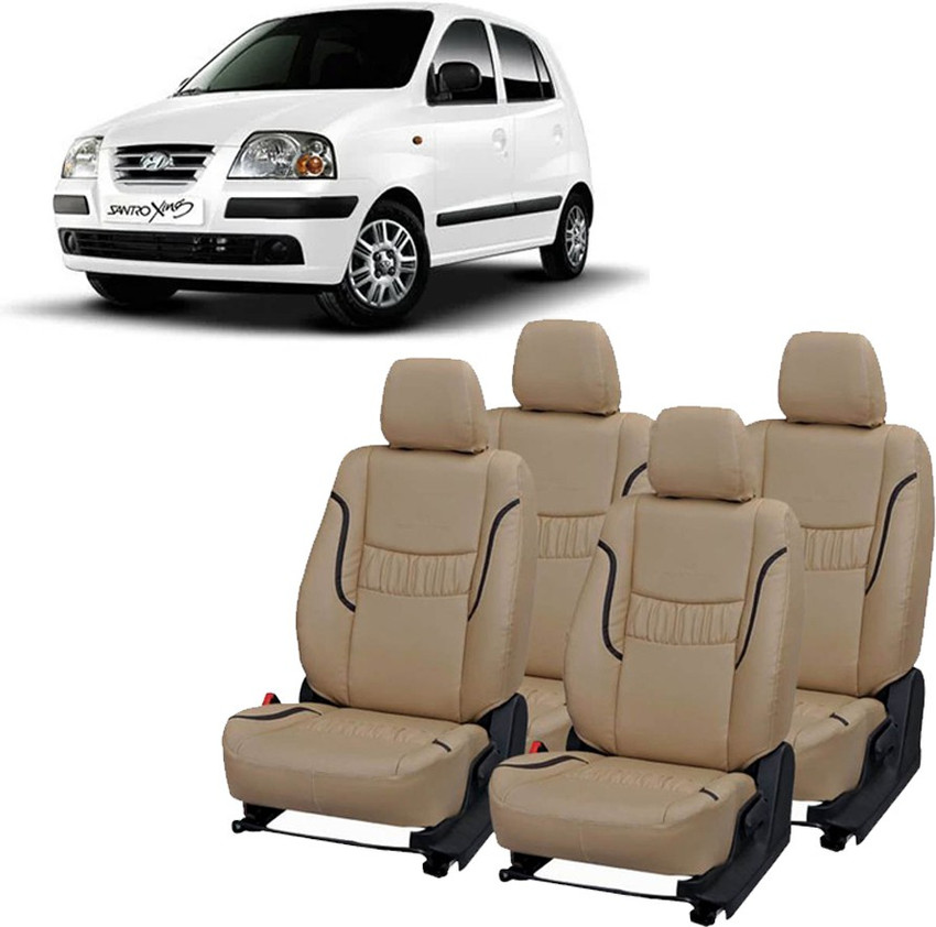 Luxury Premium Leatherette Car Seat Cover For Hyundai Santro Xing
