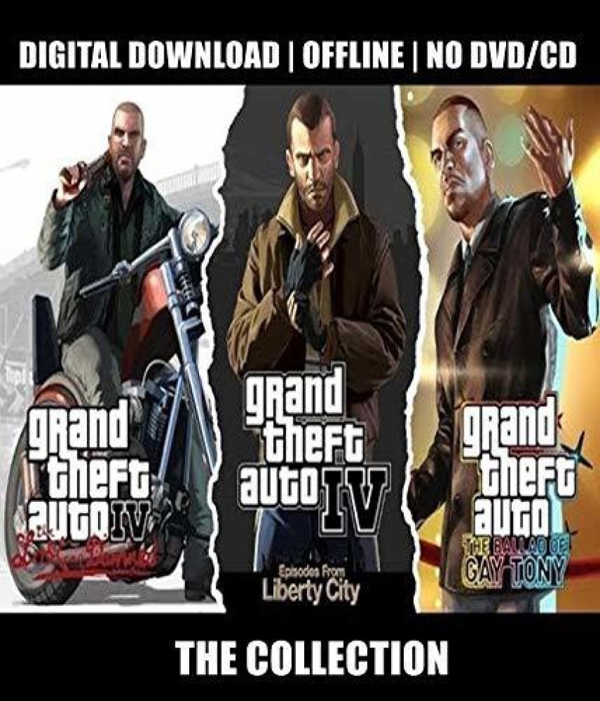 KD GTA IV Grand Theft Auto 4 (Collection) | Digital Download | No DVD No CD  | PC GAME Premium Edition Price in India - Buy KD GTA IV Grand Theft Auto