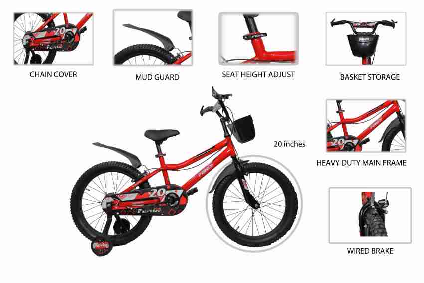 Height for 20 inch bike hot sale