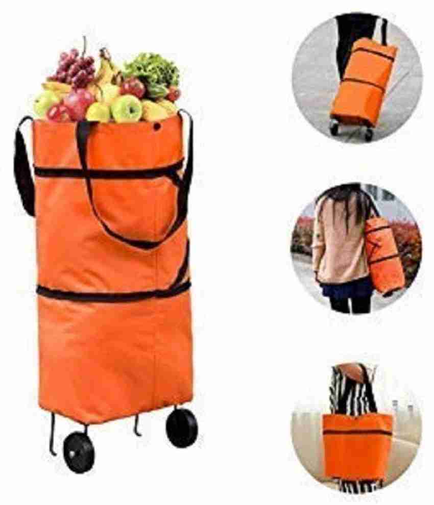 PAVITYAKSH Lightweight Shopping Trolley Wheel Folding Travel