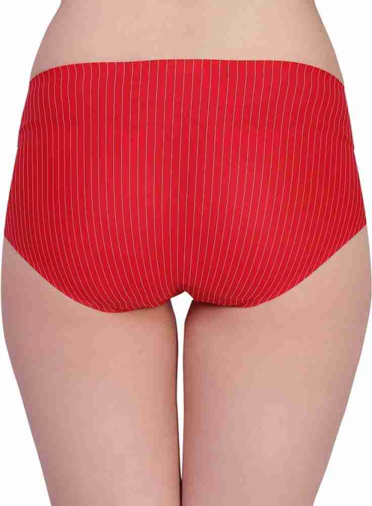 PLUMBURY Women Hipster Black, Grey, Red, Beige Panty - Buy