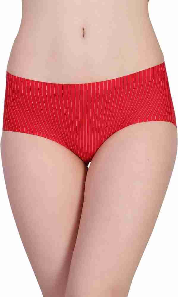 PLUMBURY Women Hipster Red Panty - Buy PLUMBURY Women Hipster Red Panty  Online at Best Prices in India