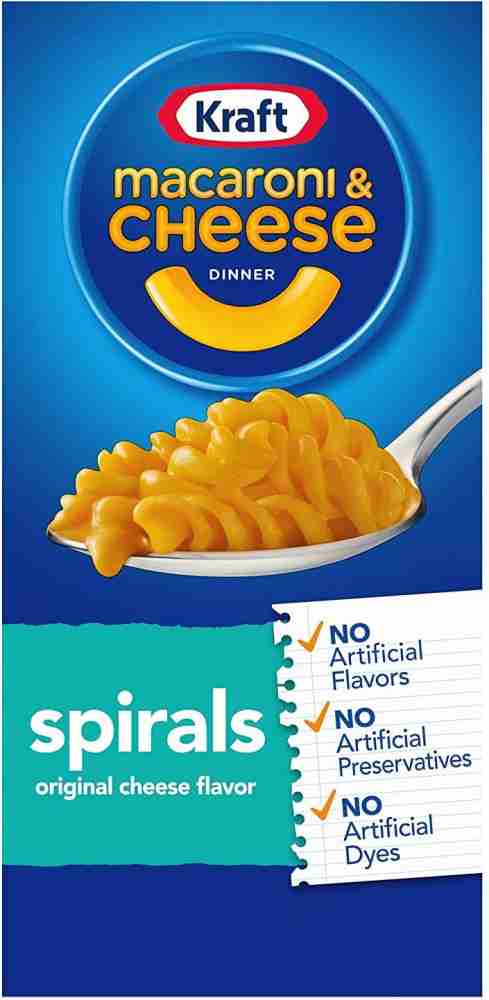 Kraft Macaroni and Cheese Dinner Spirals- 156 Grams Pasta Price in India -  Buy Kraft Macaroni and Cheese Dinner Spirals- 156 Grams Pasta online at