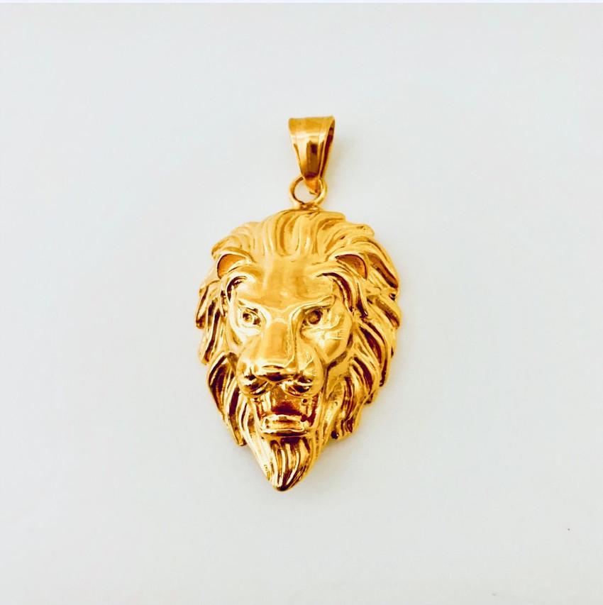 Lion head locket on sale