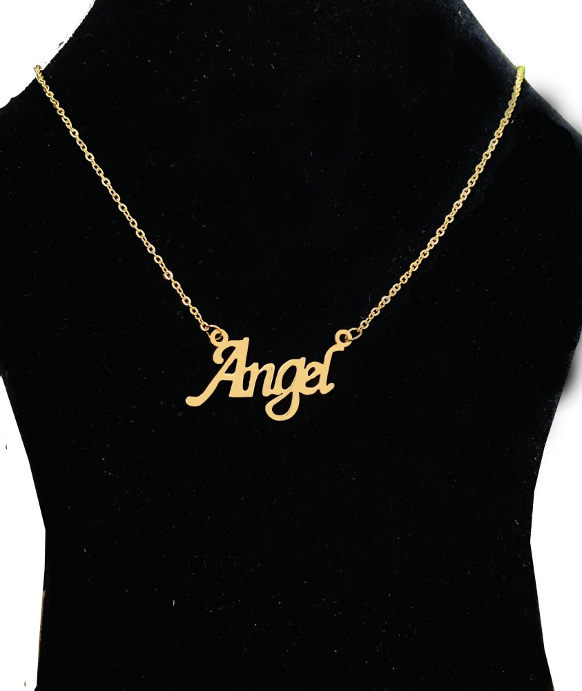 Angel shop name pendant