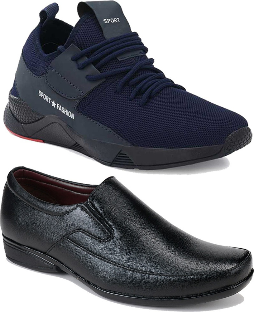 SWIGGY Shoes For Mens Combo Multicolor Pack of 2 Running Shoes