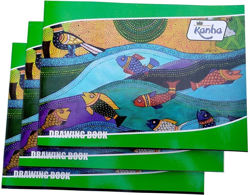 Kanha Sketch Books for Drawing, Colouring and Painting Sketch Pad Price in  India - Buy Kanha Sketch Books for Drawing, Colouring and Painting Sketch  Pad online at