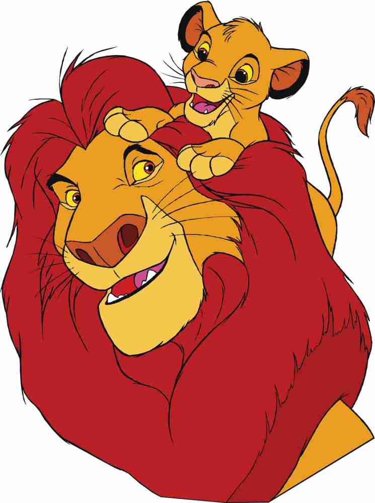 The Lion King Simba and Rafiki Sticker - Sticker Mania