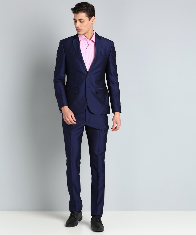 PARX Blazer & Trouser Set Self Design Men Suit - Buy PARX Blazer & Trouser  Set Self Design Men Suit Online at Best Prices in India