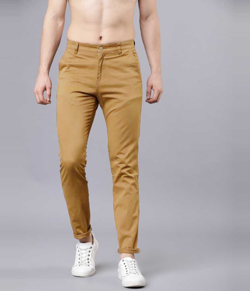 ROYAL CLUB Slim Fit Men Beige Trousers  Buy ROYAL CLUB Slim Fit Men Beige  Trousers Online at Best Prices in India  Flipkartcom