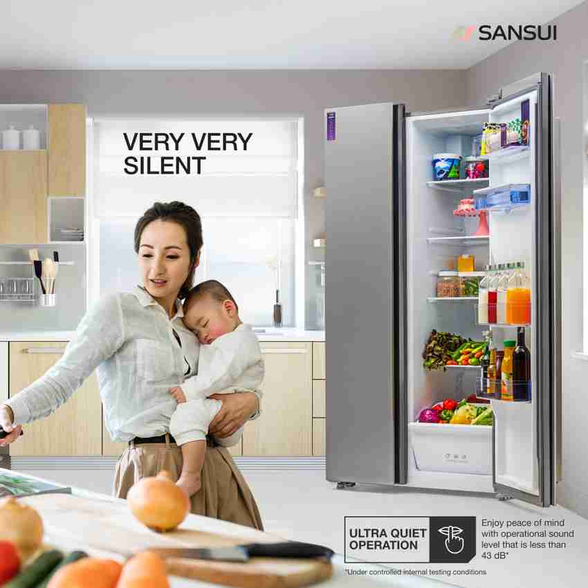Sansui refrigerator deals side by side