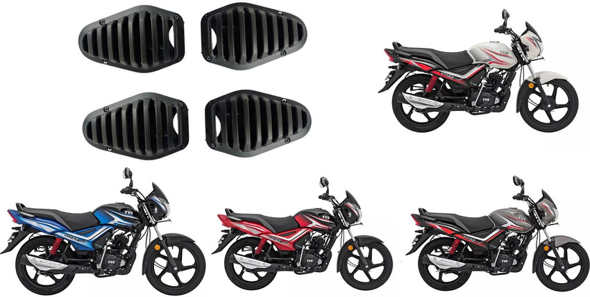 Kunjzone Star city plus indicators Jaali Bike Headlight Grill
