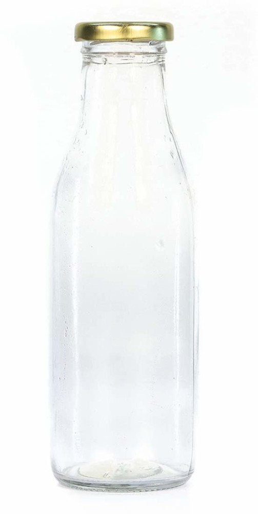 3pcs Clear Portable Empty Milk Bottles Fridge Milk Container 500ml