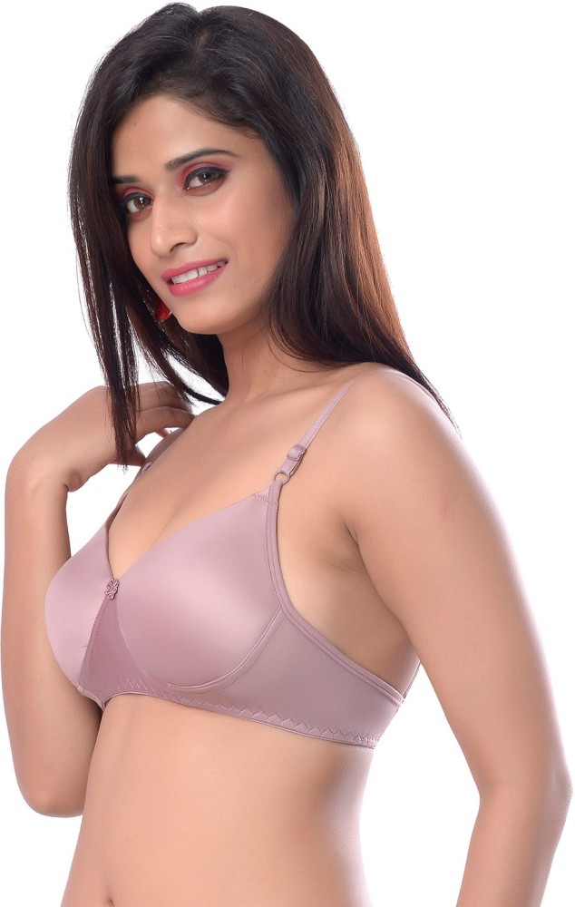 Buy online Brown Cotton Tshirt Bra from lingerie for Women by Viral Girl  for ₹419 at 48% off