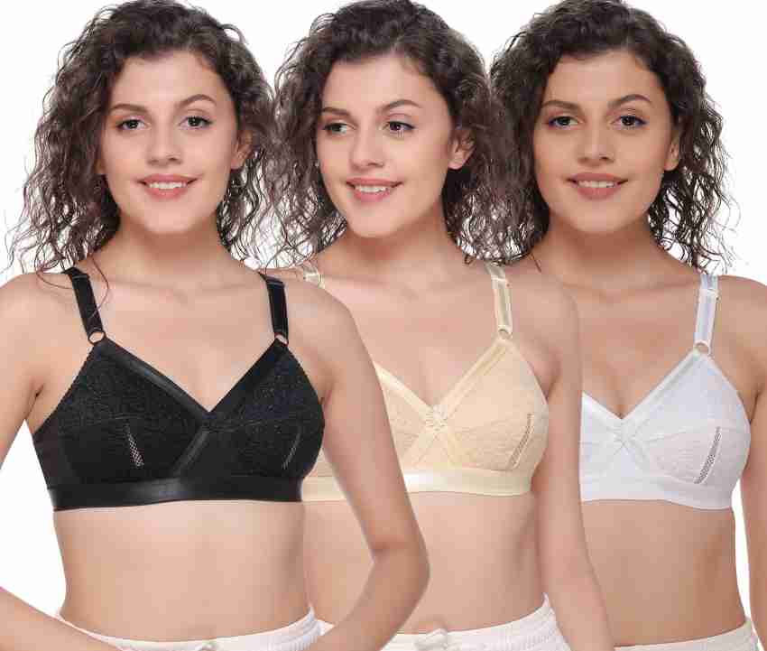 Salsa Delicate Super Everyday Plus Size Cotton Full Coverage Non Wired, Non Padded  Women Minimizer Non Padded Bra - Buy Salsa Delicate Super Everyday Plus Size  Cotton Full Coverage Non Wired, Non