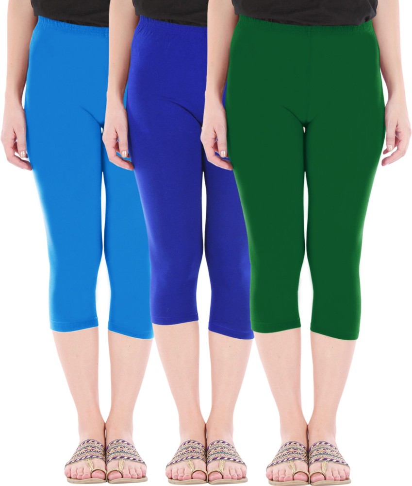Buy That Trendz Capri Leggings Women Green, Grey, Pink Capri - Buy Buy That  Trendz Capri Leggings Women Green, Grey, Pink Capri Online at Best Prices  in India