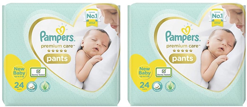 Pampers New Small Size Diapers Pants+S+56 - S - Buy 1 Pampers