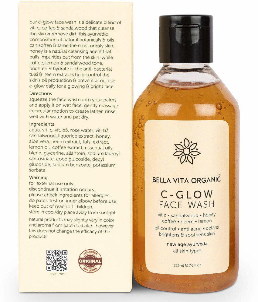 Bella vita face clearance wash