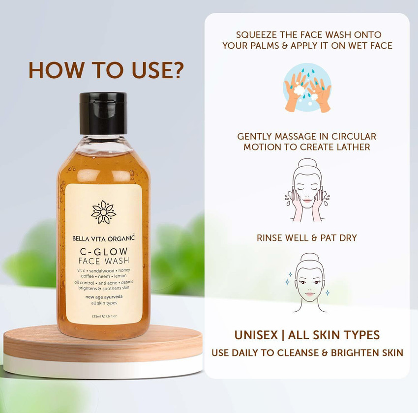 Bella vita face clearance wash