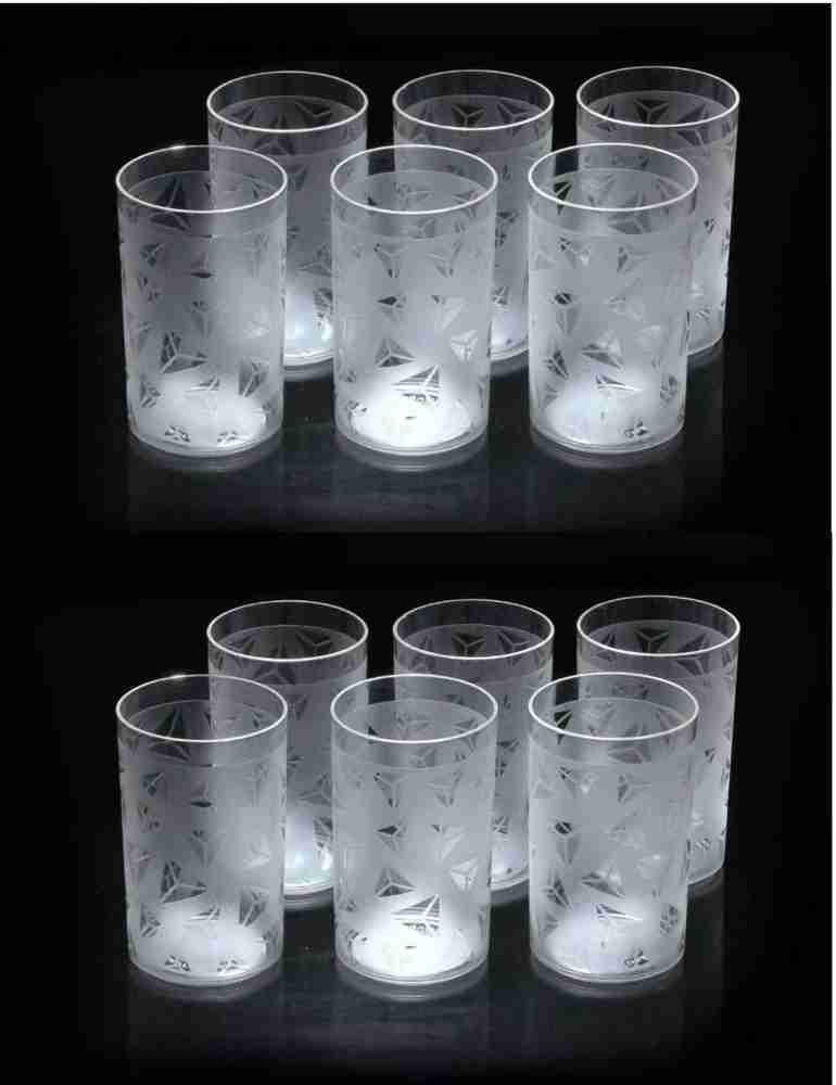 Atmaneem Pack of 12 Plastic Fancy Diamond Design For Water and