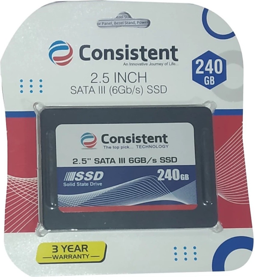 Consistent SSD 240 GB All in One PC's, Desktop, Laptop Internal Solid State  Drive (SSD) (CTSSD240S3) - Consistent 