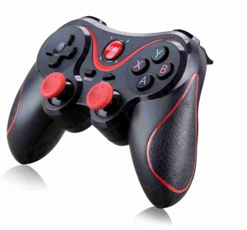 DWH X3 Mobile Wireless Bluetooth Game Controller with Bracket Gamepad  Support iOS/Android/Smart T.V./ PC - Black Joystick (Black, For PC)  Joystick