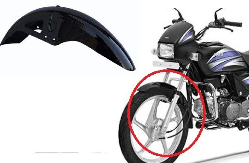 Hero honda splendor hot sale plus front mudguard