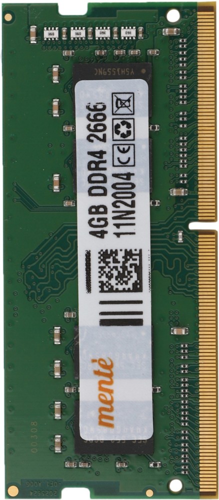 Mente DDR4 4GB 2666 MHZ Laptop RAM with 3 Year Warranty DDR4 4 GB