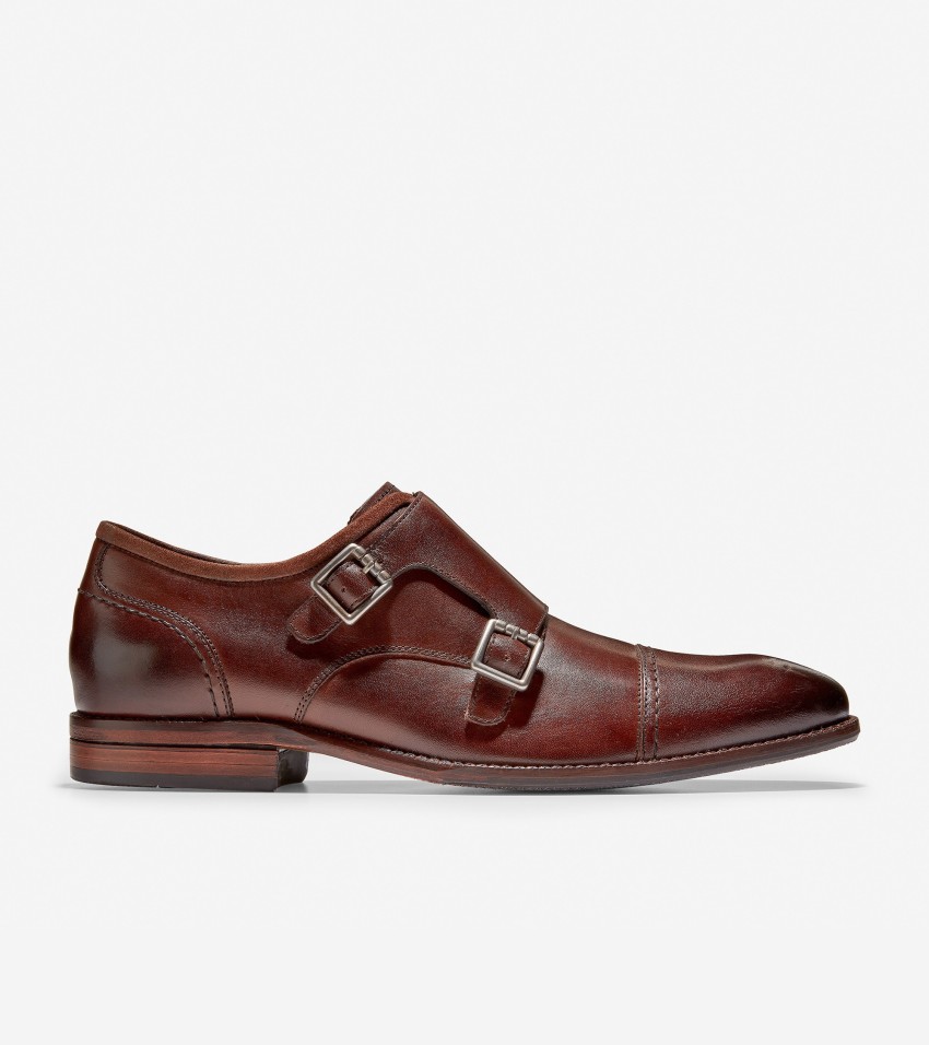 Men's cole haan store monk strap shoes