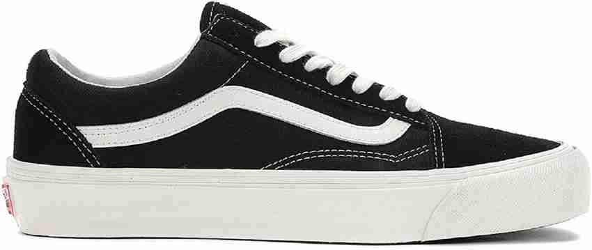 vans cream and black