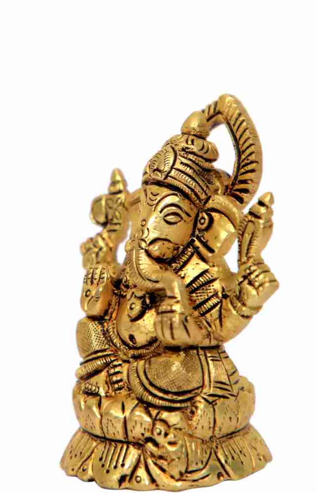 B H A R A T H A A T Brass Goat (Meldi Mata Vahan)medium statue