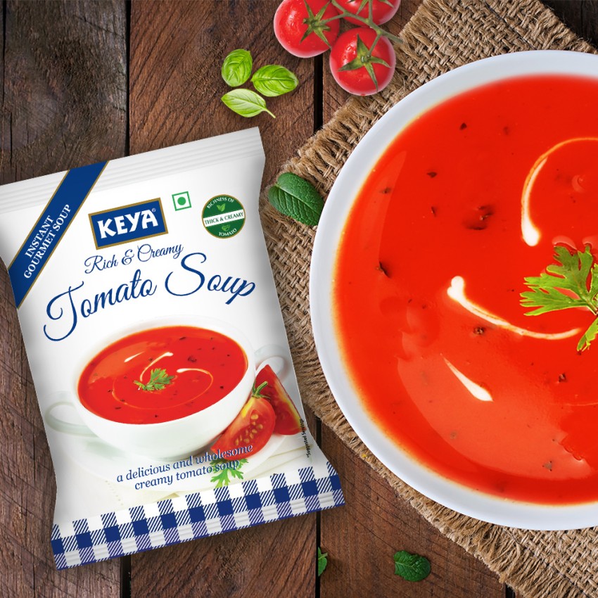 keya Creamy Tomato Single Serve Soup Pack of 12 180 gm 180 g