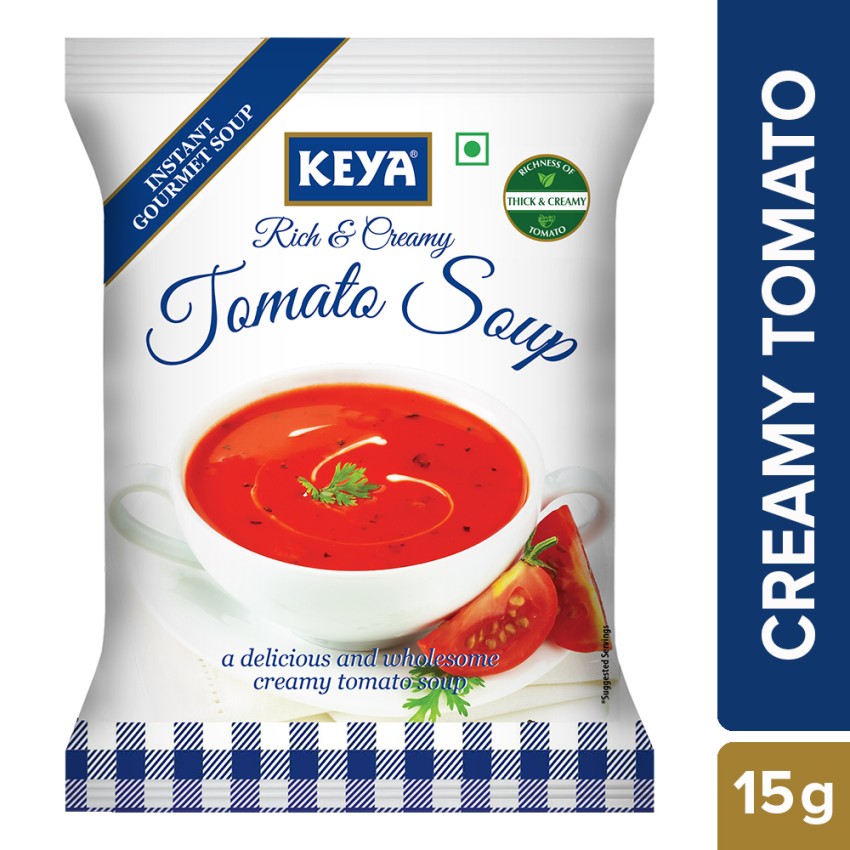 keya Creamy Tomato Single Serve Soup Pack of 12 180 gm 180 g