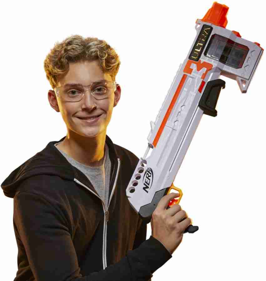 Nerf Ultra Amp Motorized Blaster, Kids Toy for Boys and Girls with 6 Darts  