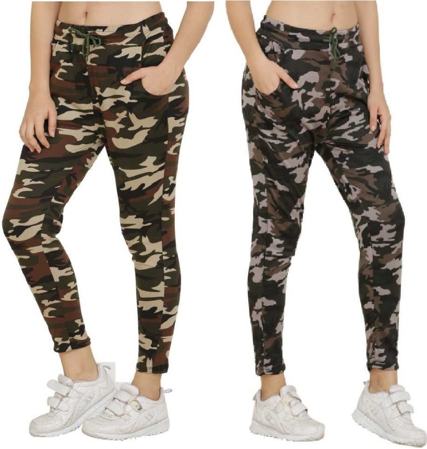 Buy MAYSIXTY Brown Printed Joggers online