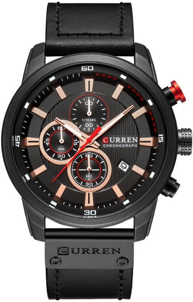 Curren CR 8291 Black Analog Watch For Men Buy Curren CR 8291