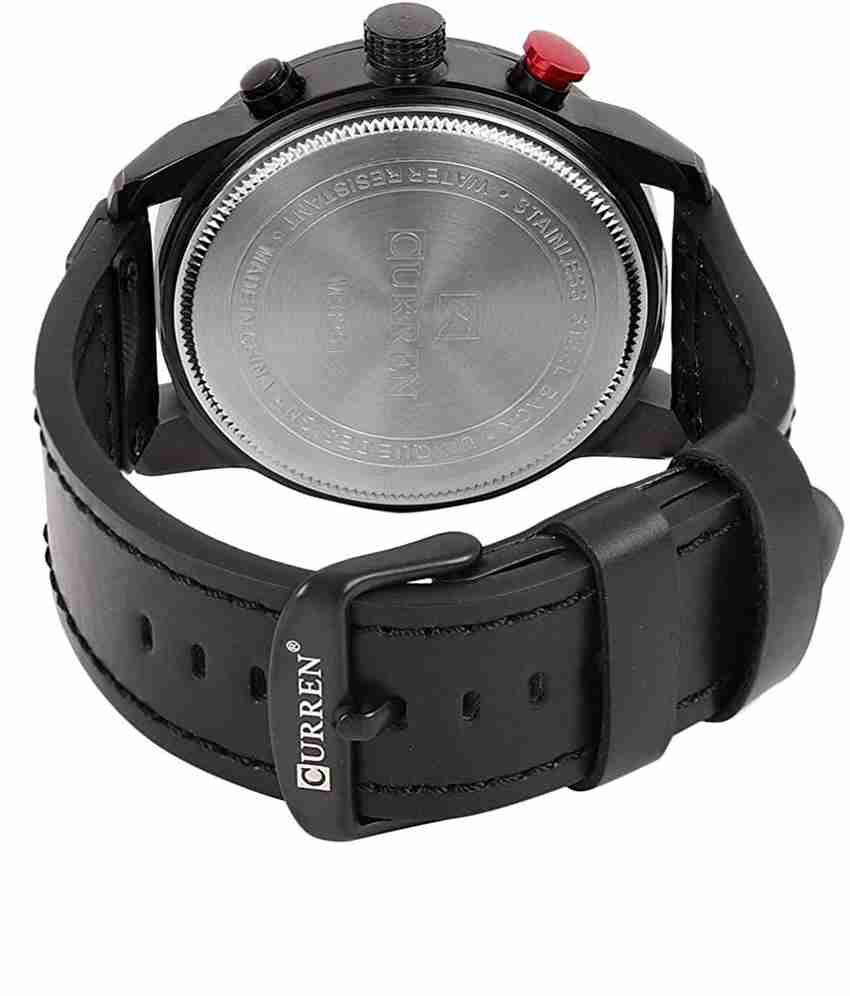 Curren CR 8291 Black Analog Watch For Men Buy Curren CR 8291