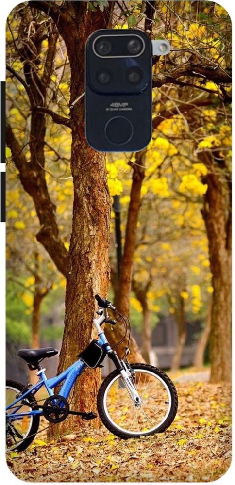 UMPRINT Back Cover for Redmi Note 9 Cycle Photography Bike Printed