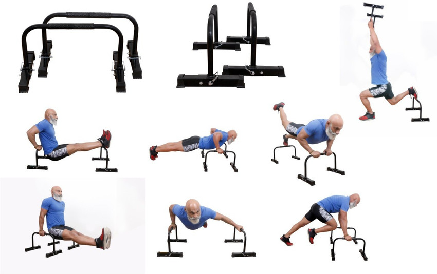 Parallette dip bars deals