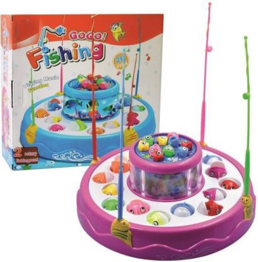 ASHOOJATEX Musical Fish Catching Game With Ducks in Water Pool Light  (multicolor) - Musical Fish Catching Game With Ducks in Water Pool Light  (multicolor) . Buy fish toys in India. shop for