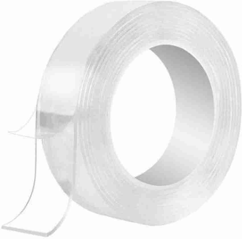 LandVK 3 Meter Double Sided Adhesive Silicon Tape  Transparent Adhesive  Heavy Duty, Heat Resistant, Multi-Functional Removable Washable Reusable  Anti-Slip Nano Tape 3 m Double-sided Tape Price in India - Buy LandVK