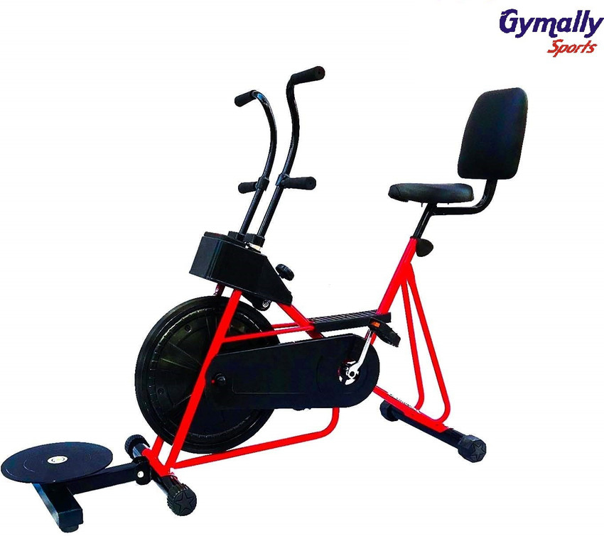 Gymally Exercise Cycle with Back Support Twister Fix Handle Gym