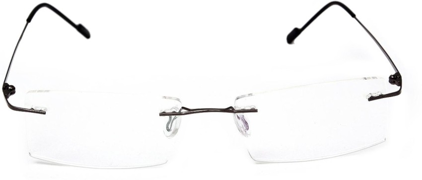 Redex rimless hot sale rectangle frame