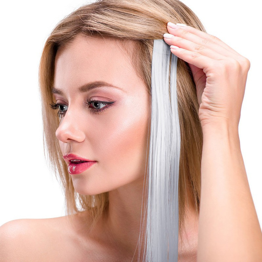 Hair extensions white discount