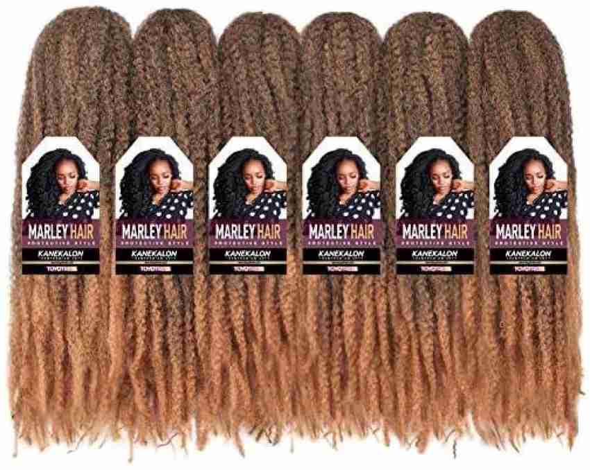 ToyoTress Marley Hair Crochet Braids - 20 Inch 6 Packs Marley