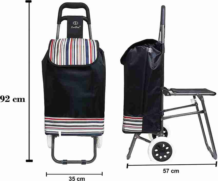 Maxam trolley bag with sale folding chair